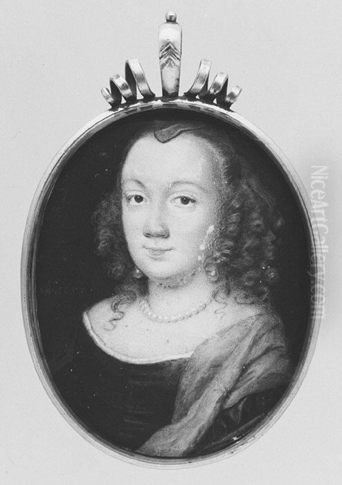 Portrait of a Woman, Said to Be Lucy Percy (1600?-1660), Countess of Carlisle Oil Painting by Samuel Cooper