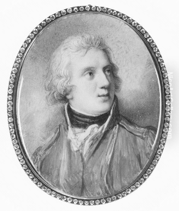 Ensign Lionel Robert Tollemache (1774-1793) Oil Painting by Richard Cosway