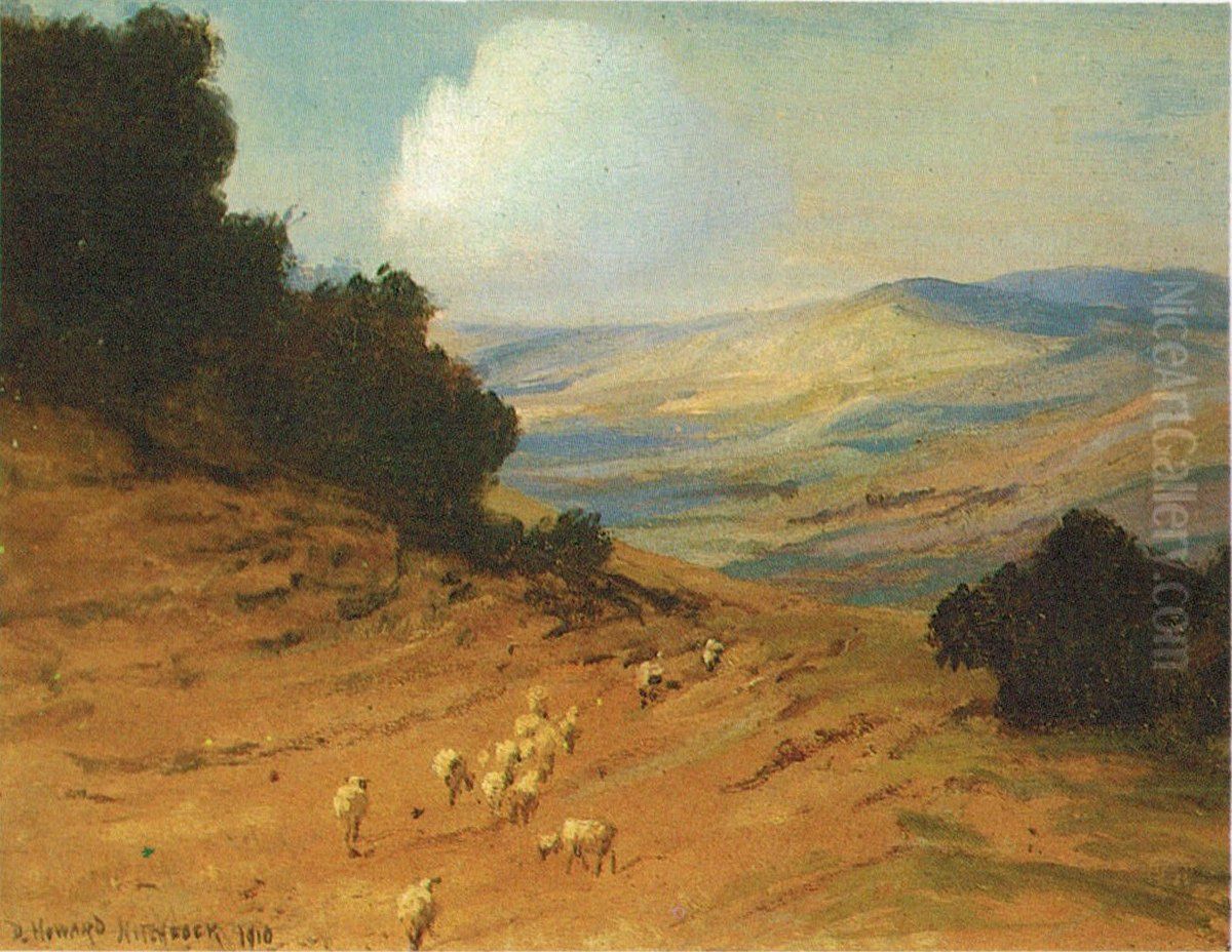 Pajaro Valley, California Oil Painting by D. Howard Hitchcock