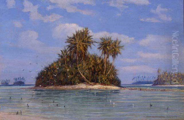 Palmyra Oil Painting by D. Howard Hitchcock