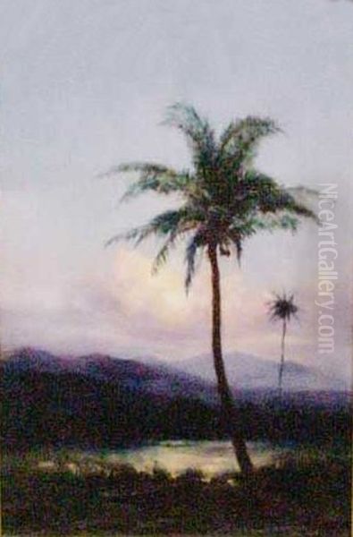 Big Island Landscape Oil Painting by D. Howard Hitchcock