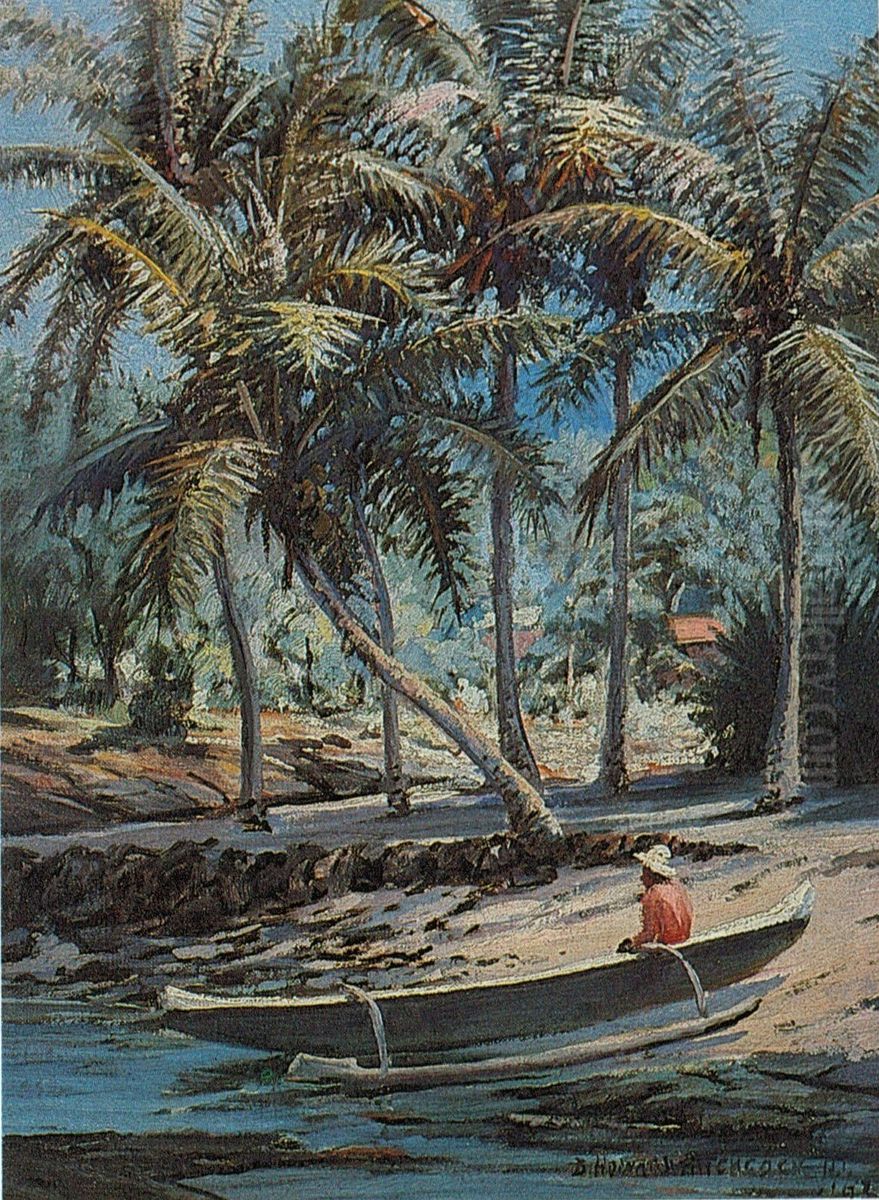 City of Refuge Oil Painting by D. Howard Hitchcock