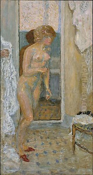 After the Bath Oil Painting by Pierre Bonnard