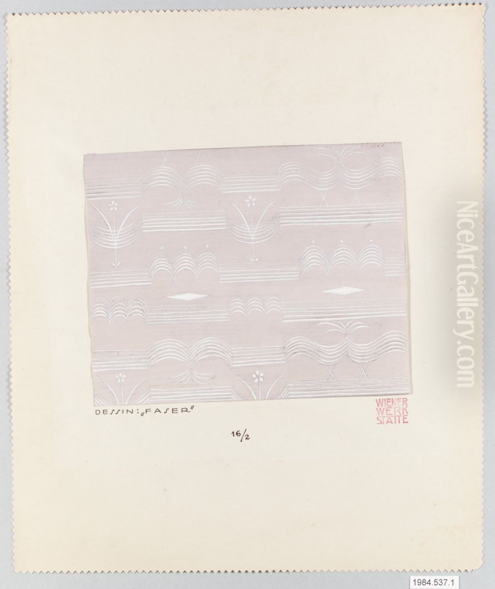 FIBRE Oil Painting by Dagobert Peche