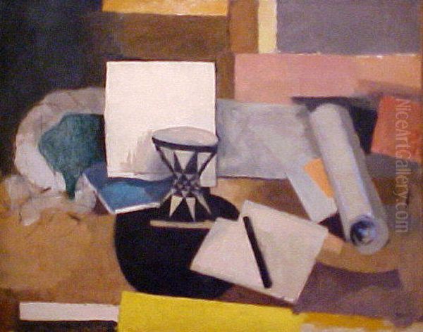 Still Life with a Diabolo Oil Painting by Roger de La Fresnaye
