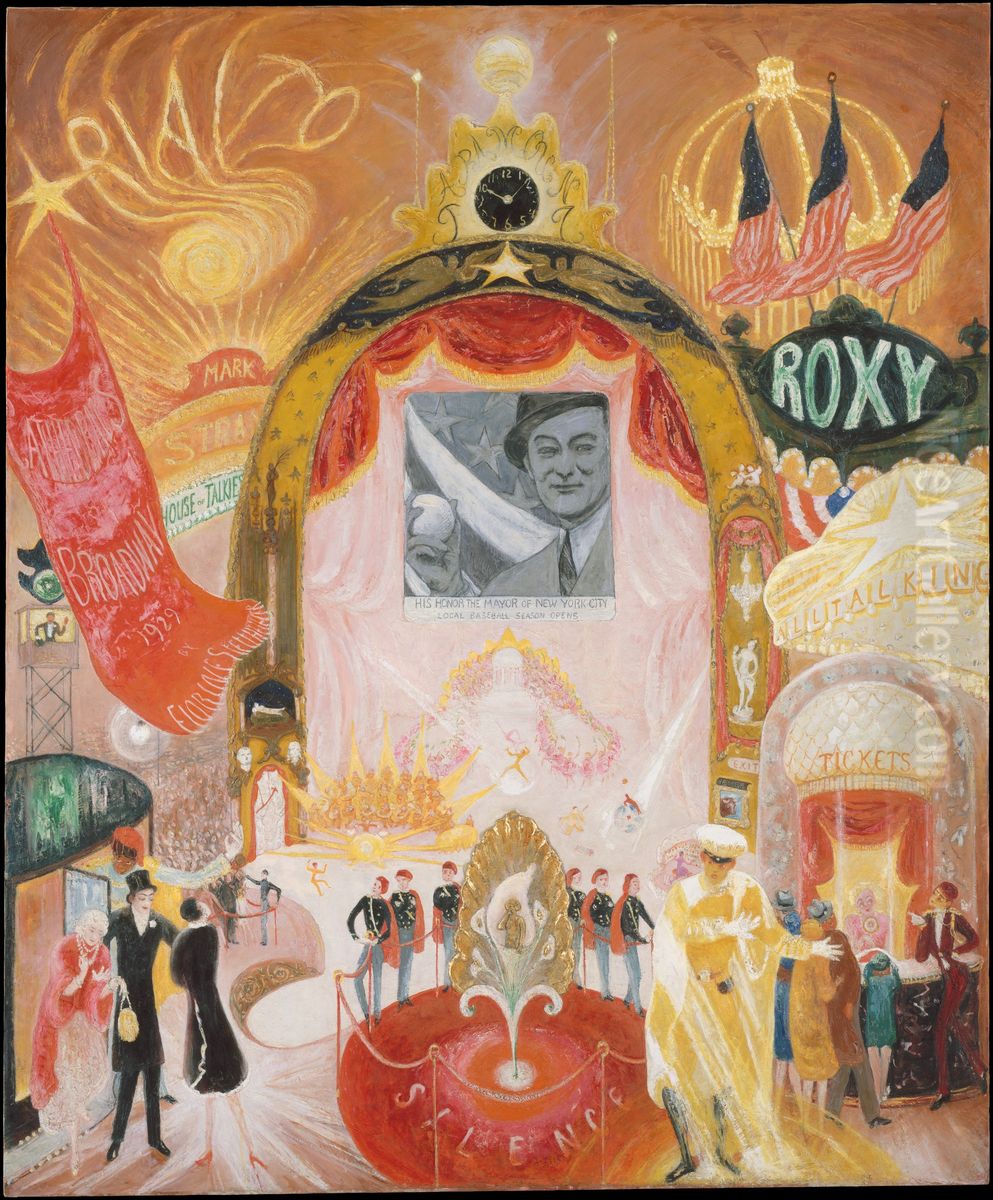 The Cathedrals of Broadway Oil Painting by Florine Stettheimer