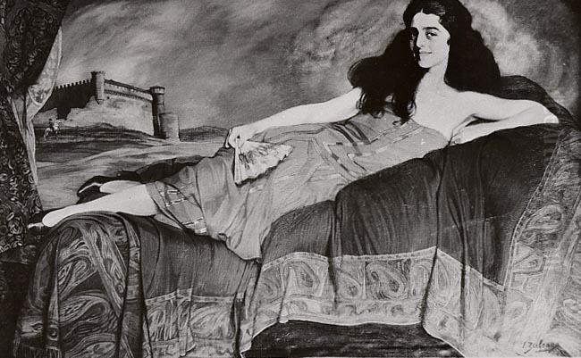 Alva B. Gimbel Oil Painting by Ignacio Zuloaga