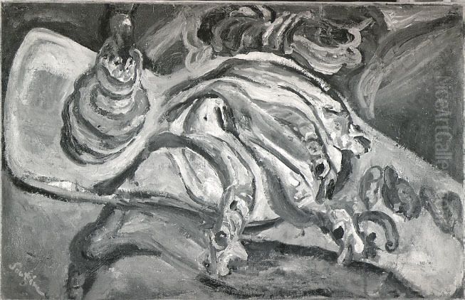 Still Life with Fish Oil Painting by Chaim Soutine