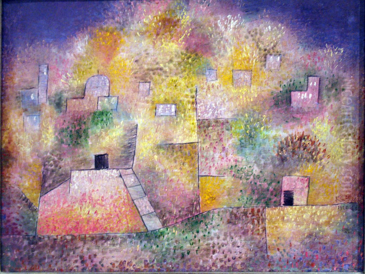 Orientalischer Lustgarten Oil Painting by Paul Klee