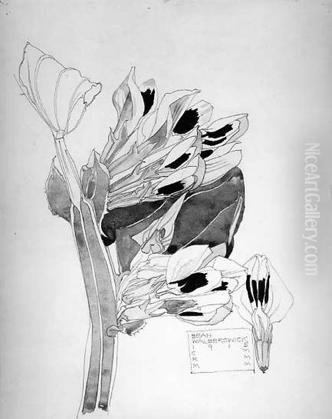 Black Bean, Walberswick Oil Painting by Charles Rennie Mackintosh