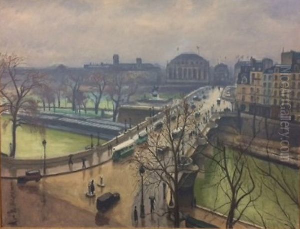 Le Pont-Neuf, Paris Oil Painting by Albert Marquet