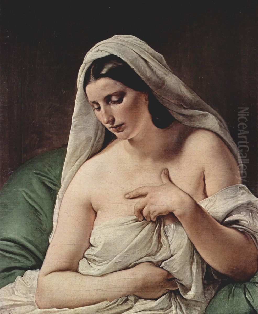 Odaliske Oil Painting by Francesco Hayez