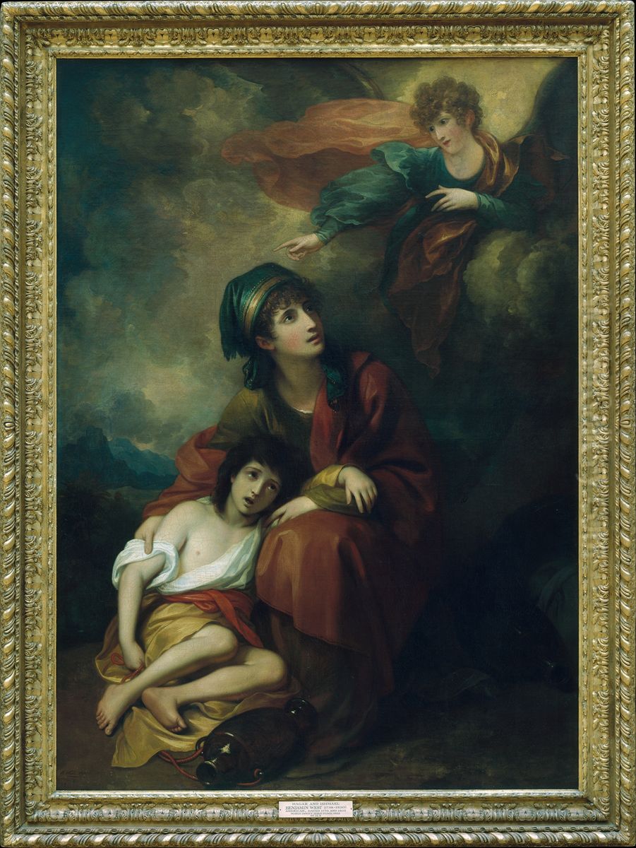 Hagar and Ishmael Oil Painting by Benjamin West