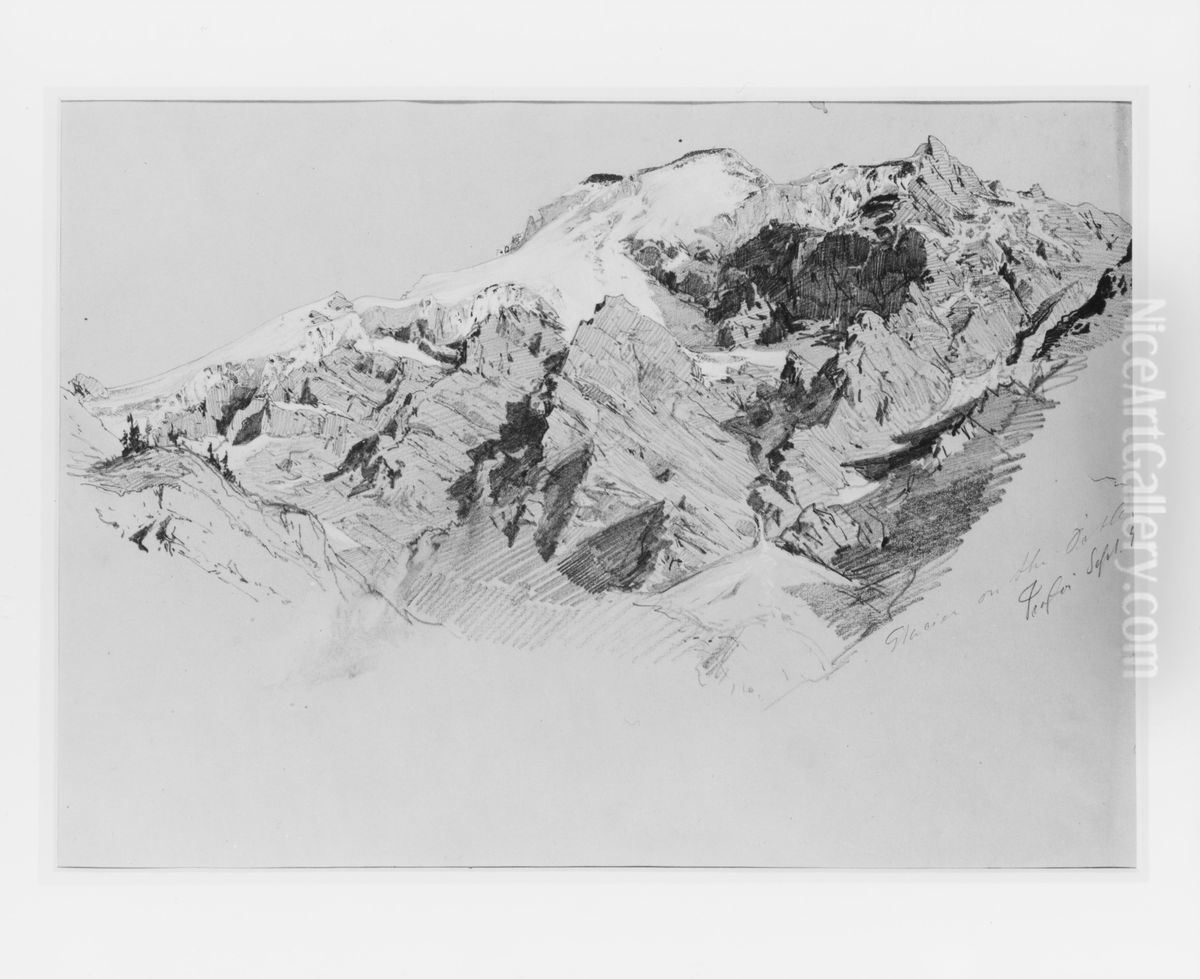 Glacier on the Ortler Oil Painting by John Singer Sargent