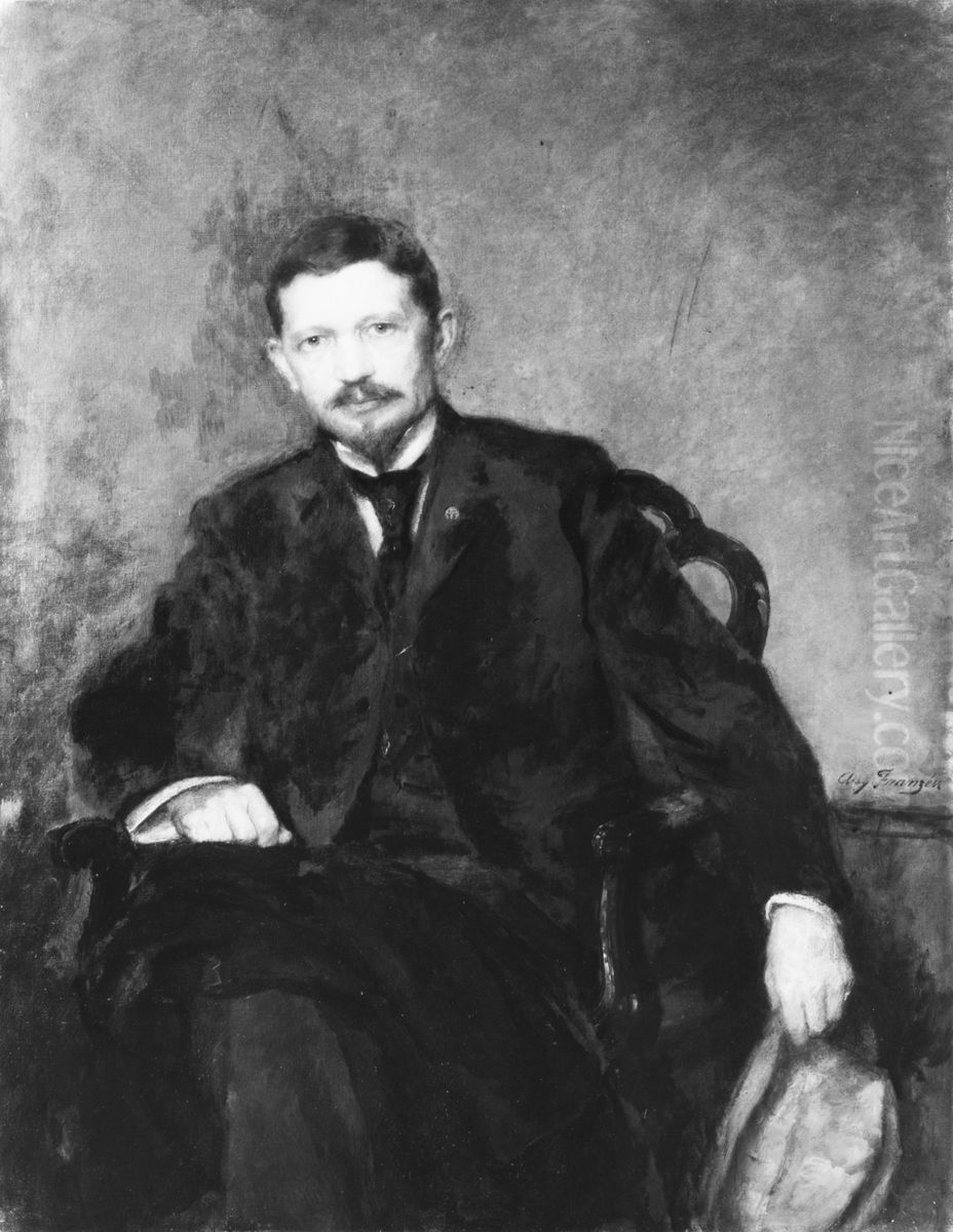 Alphonso T. Clearwater Oil Painting by August Franzen