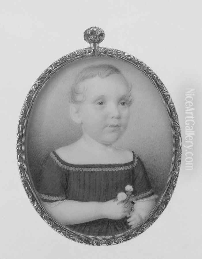 Portrait of a Boy Oil Painting by Elizabeth Goodridge