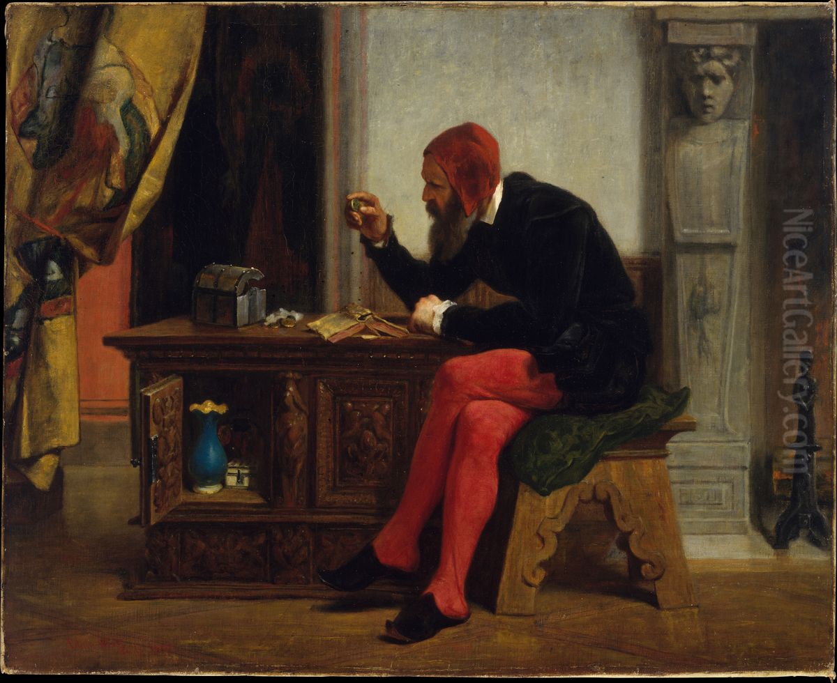 The Antiquary Oil Painting by Edwin White