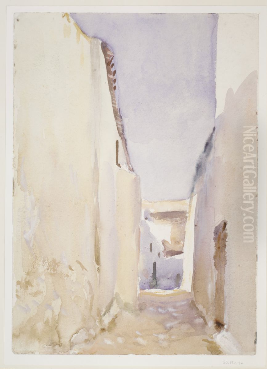 Tangier Oil Painting by John Singer Sargent