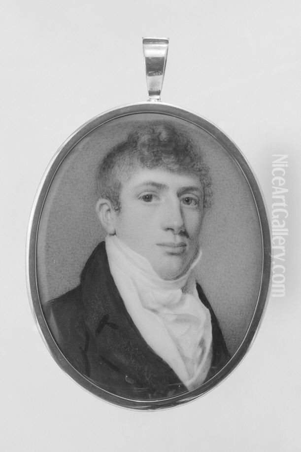 Portrait of a Gentleman Oil Painting by William John Thomson