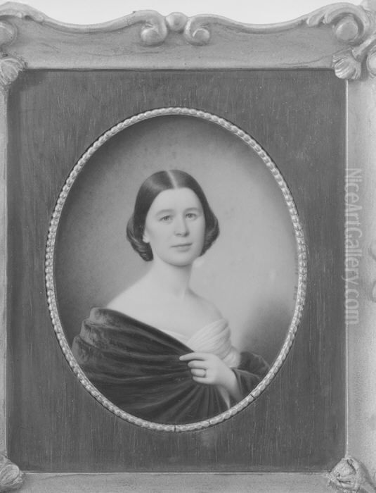 Mrs. Annie C. Hyde Oil Painting by John Wood Dodge