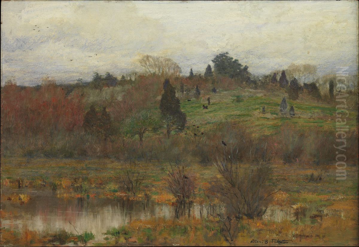 Return of the Redwing Oil Painting by Allen Butler Talcott