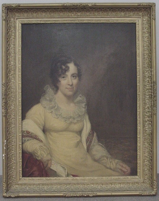 Ellen Vanderpoel McCoy Oil Painting by John Wesley Jarvis