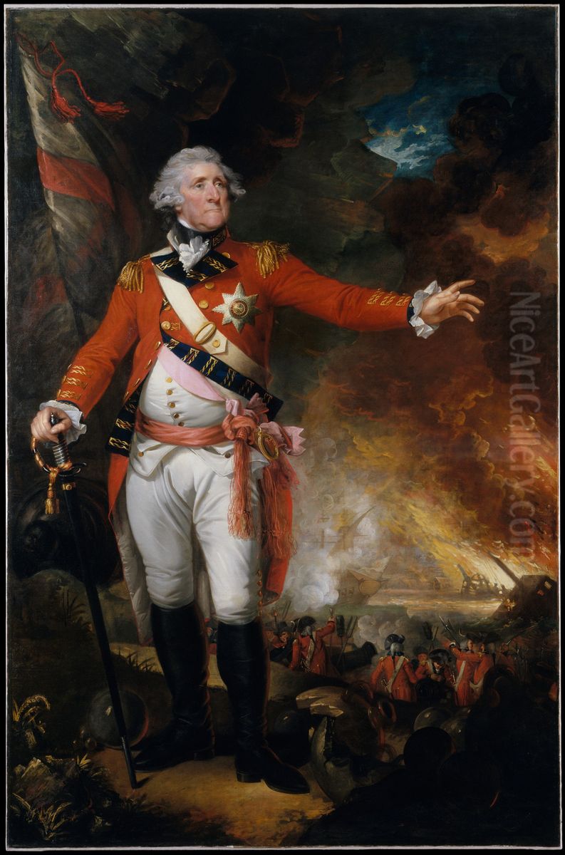 General George Eliott Oil Painting by Mather Brown