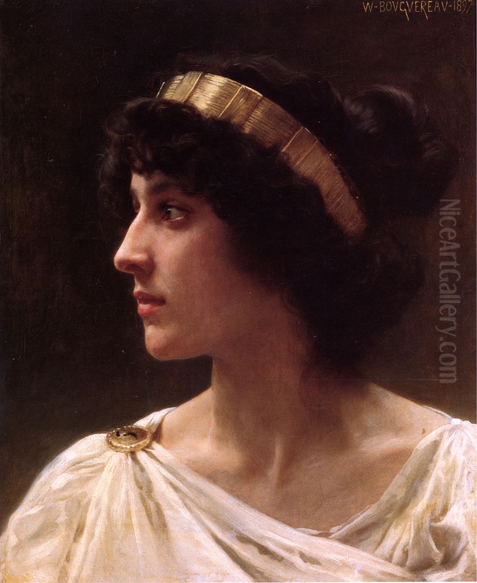 Irene Oil Painting by William-Adolphe Bouguereau