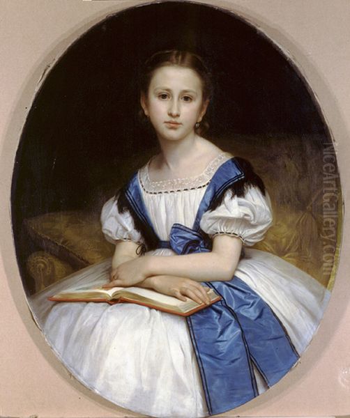 Portrait de Mlle. Brissac Oil Painting by William-Adolphe Bouguereau