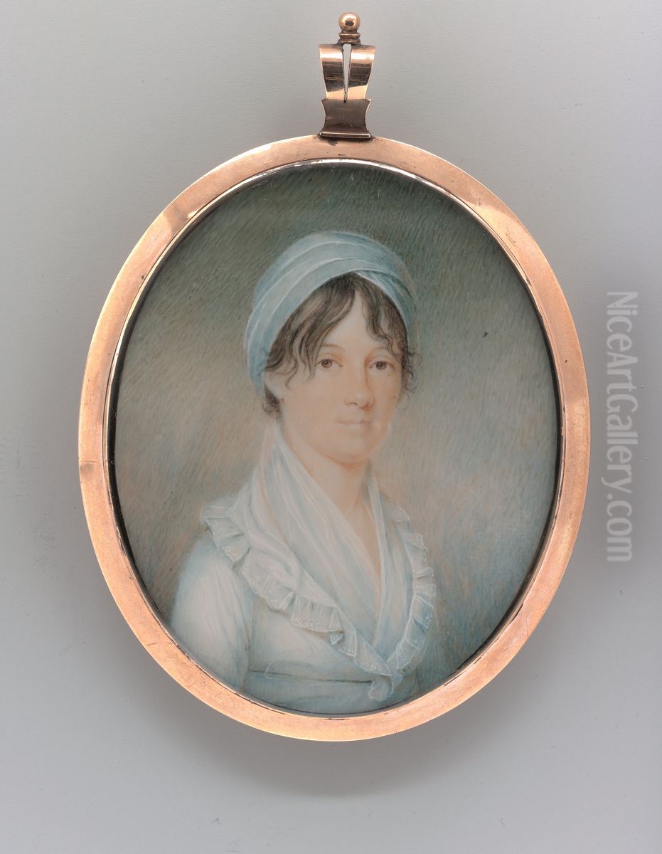 Mrs. Jonathan Pinkney, Jr. (Elizabeth Munroe) Oil Painting by James Peale