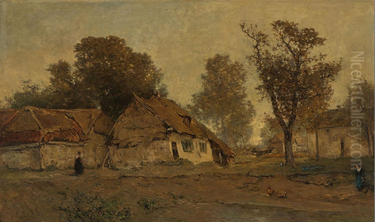 Landscape in Guelders Oil Painting by Paul Joseph Constantine Gabriel