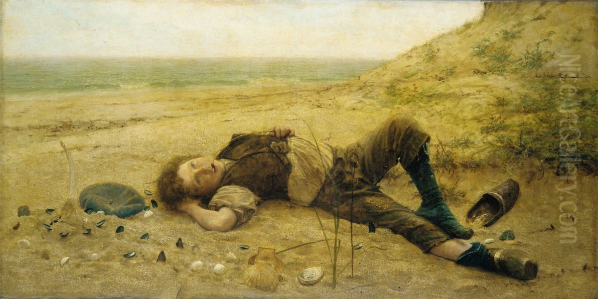 Castles in Spain (Chateaux en Espagne) Oil Painting by Thomas Alexander Harrison