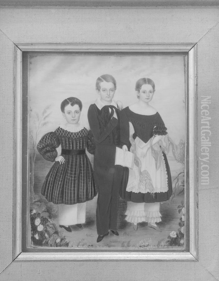 The Starbird Children Oil Painting by Clarissa Peters Russell