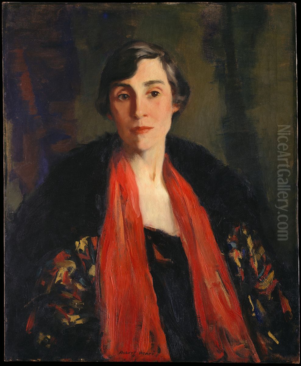 Mary Fanton Roberts Oil Painting by Robert Henri
