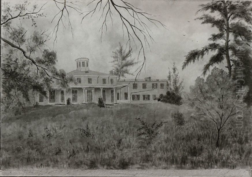 Birthplace of the Artist Oil Painting by Louis Eilshemius