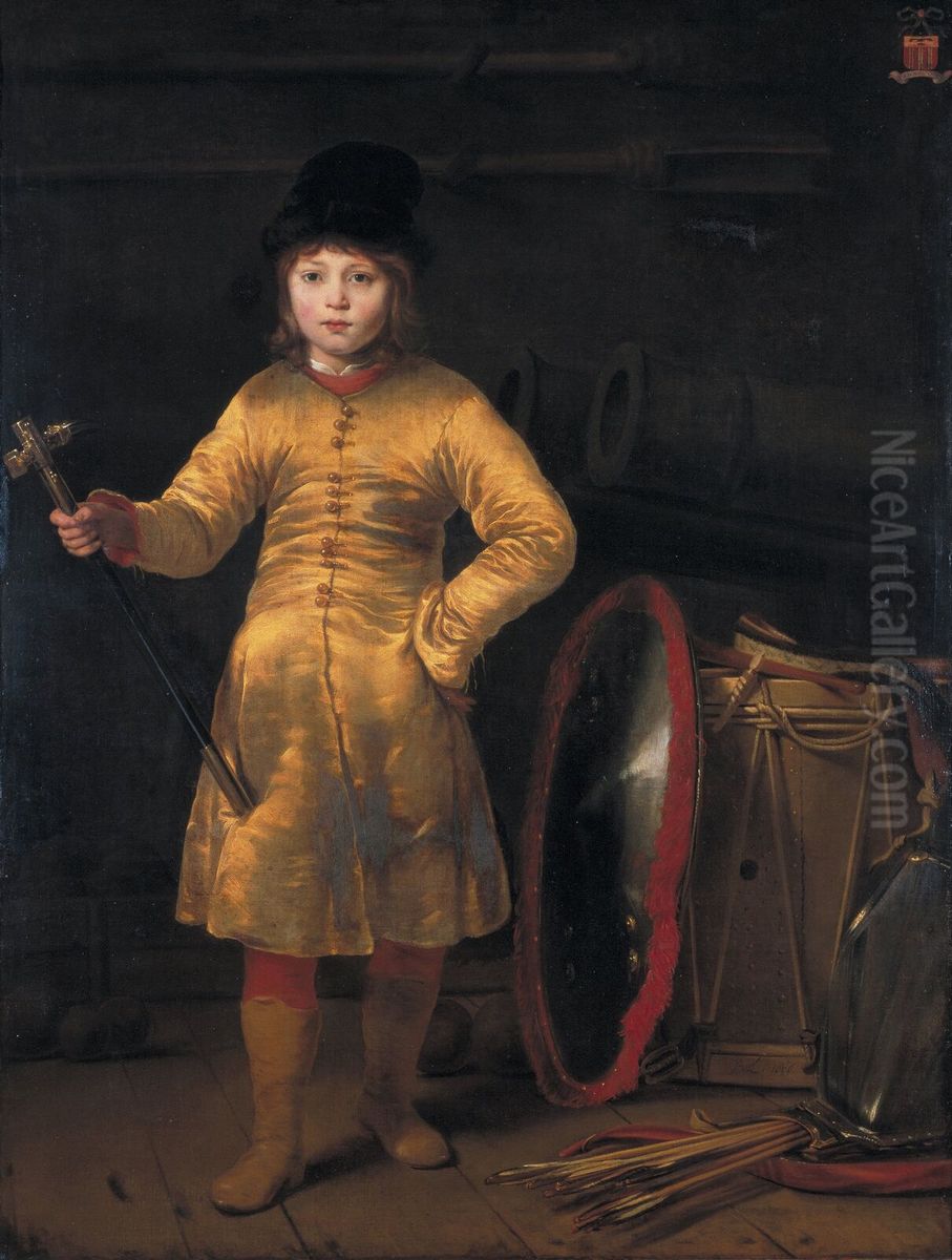 Otto van der Waeyen in a Polish costume Oil Painting by Ferdinand Bol