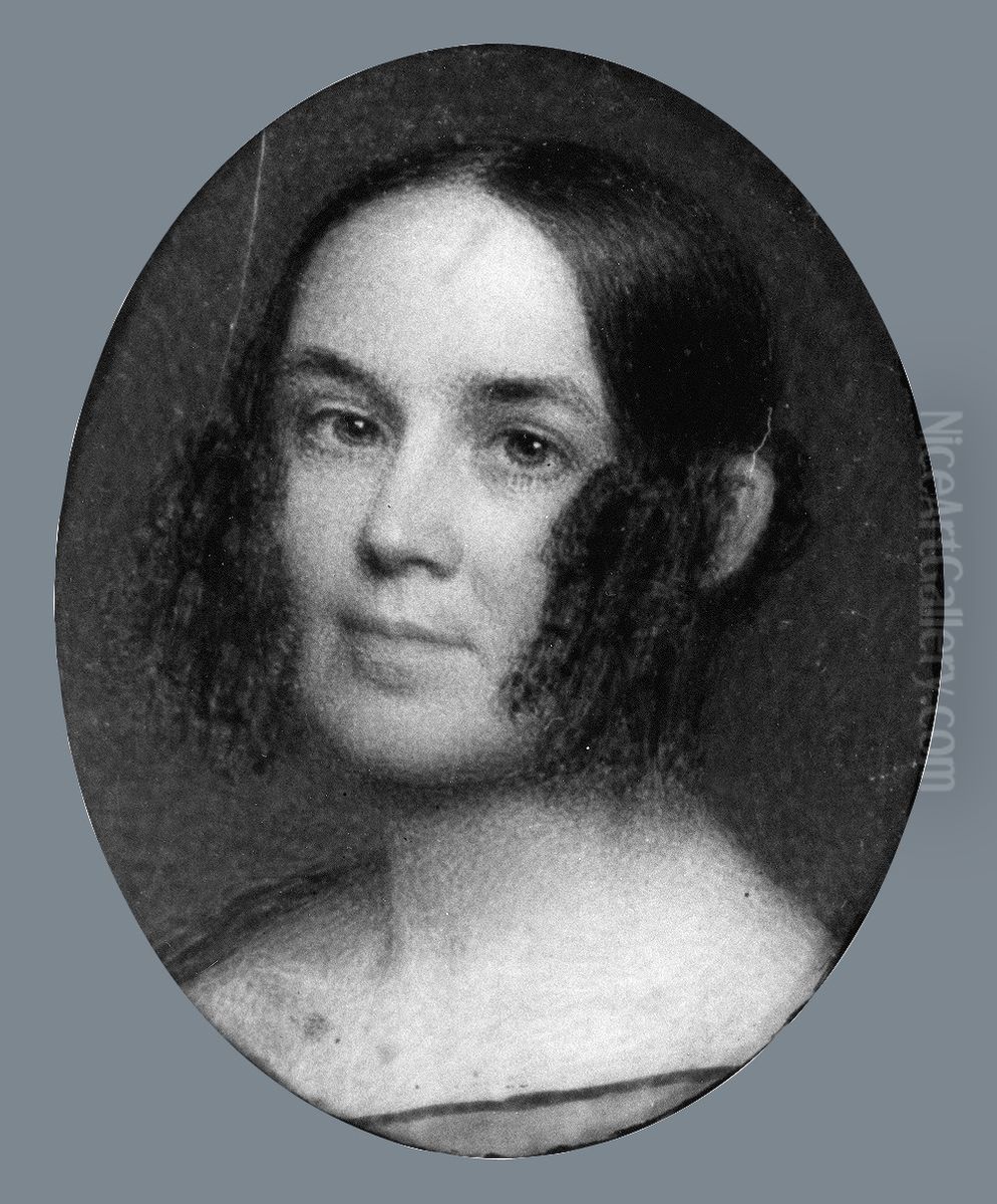 Mrs. Alvan Clark (Maria Pease) Oil Painting by Alvan Clark