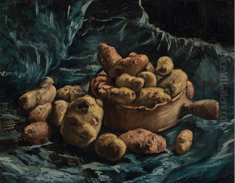 Still Life with Potatoes Oil Painting by Vincent Van Gogh