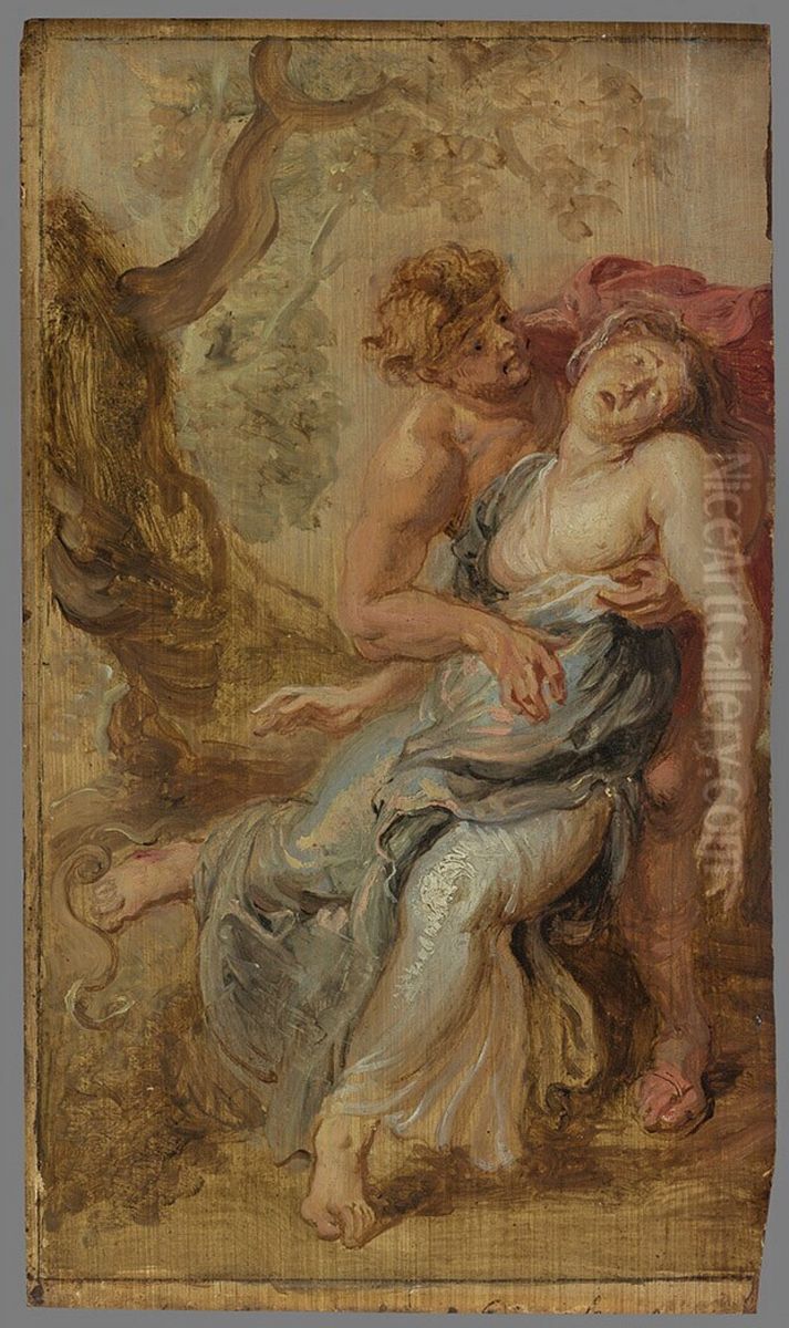 De dood van Eurydice Oil Painting by (studio of) Rubens, Peter Paul