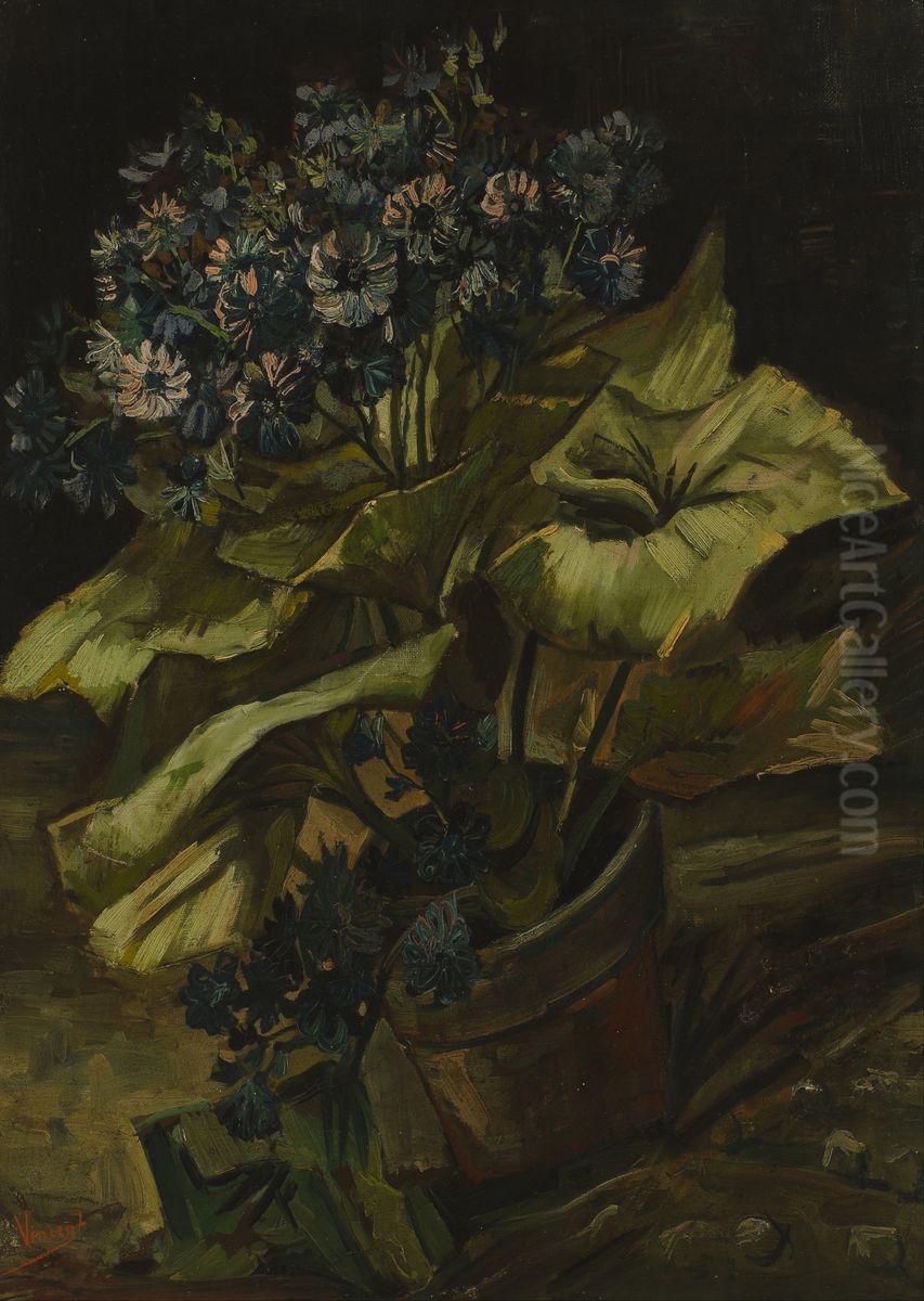 Cineraria's Oil Painting by Vincent Van Gogh