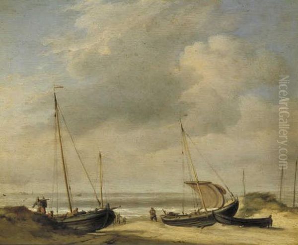 Strandgezicht Oil Painting by Willem van de Velde the Younger