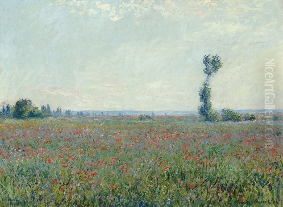 Champ de coquelicots Oil Painting by Claude Oscar Monet