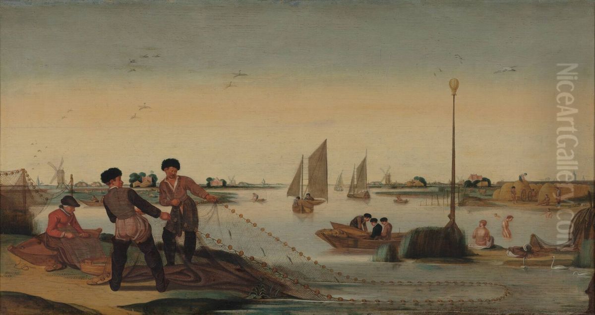 The Summer Oil Painting by Arent Arentsz