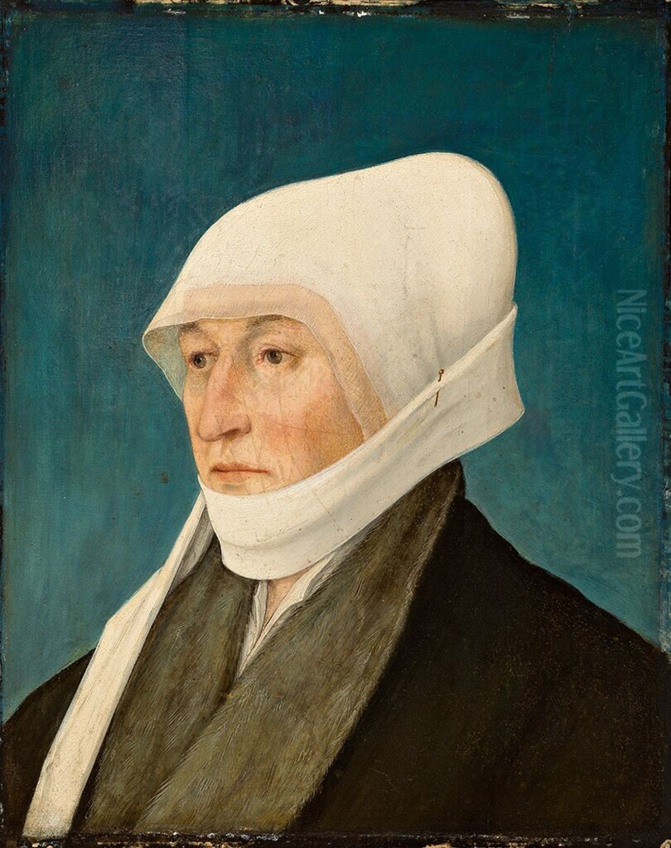 Portret van een vrouw uit het geslacht Klammer von Weydach Oil Painting by Hans Maler Zu Schwaz