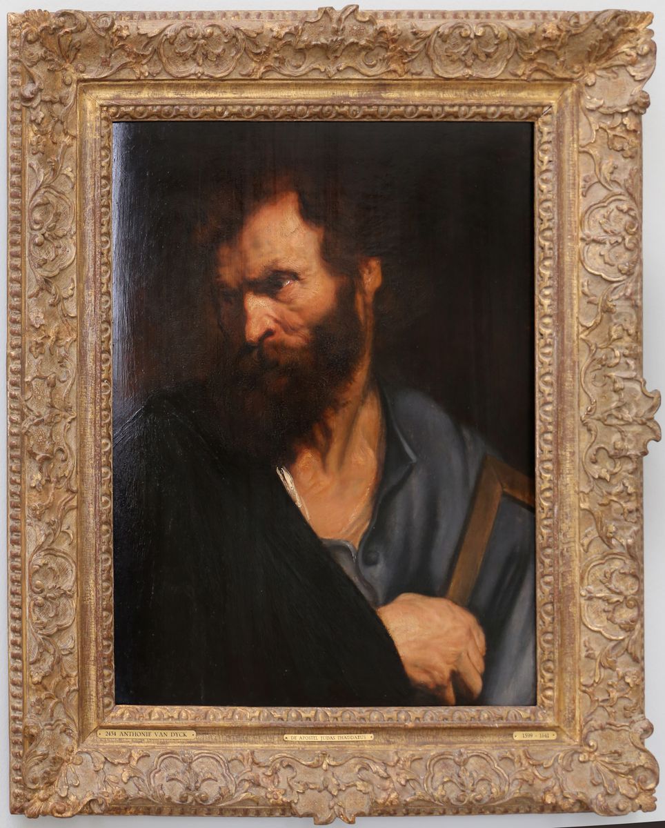 The apostle Saint Jude Thaddeus Oil Painting by Sir Anthony Van Dyck