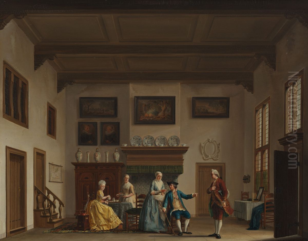 De belachelijke jonker Oil Painting by Nicolaes Muys