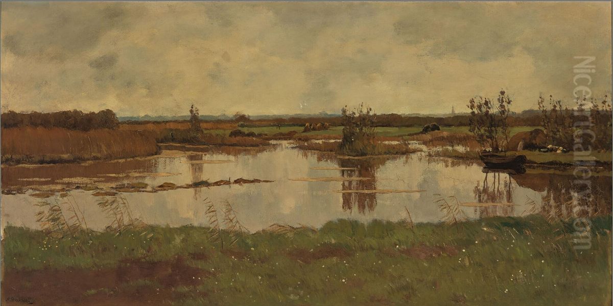 Pools Oil Painting by Nicolaas Bastert