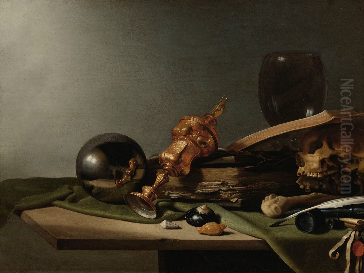 Vanitas - Still-Life Oil Painting by Pieter Claesz