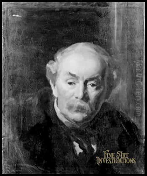 Sir Casper Purdon Clarke Oil Painting by Wilhelm Heinrich Funk