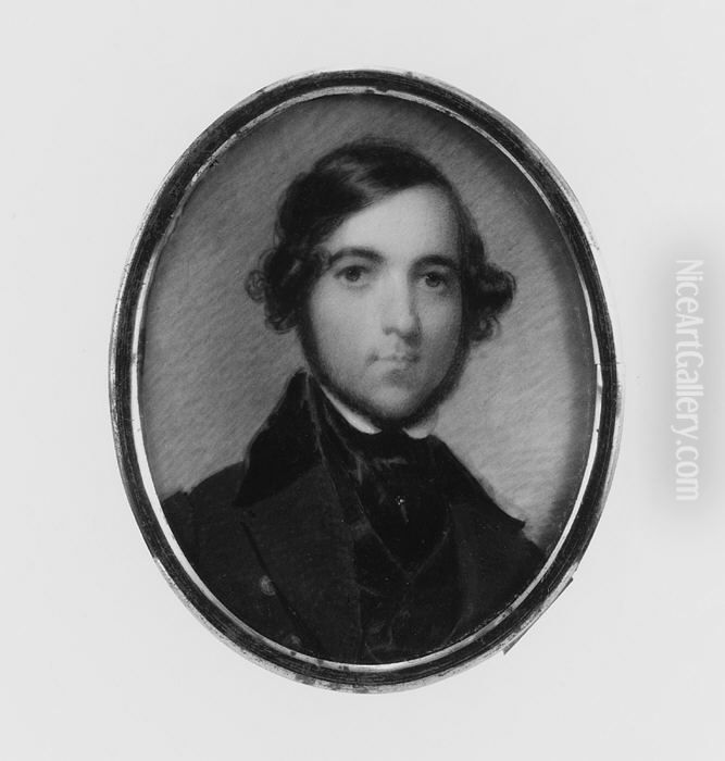 Portrait of a Gentleman Oil Painting by Emanuel Leutze